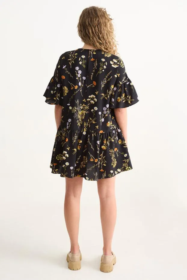 A-line dress - floral