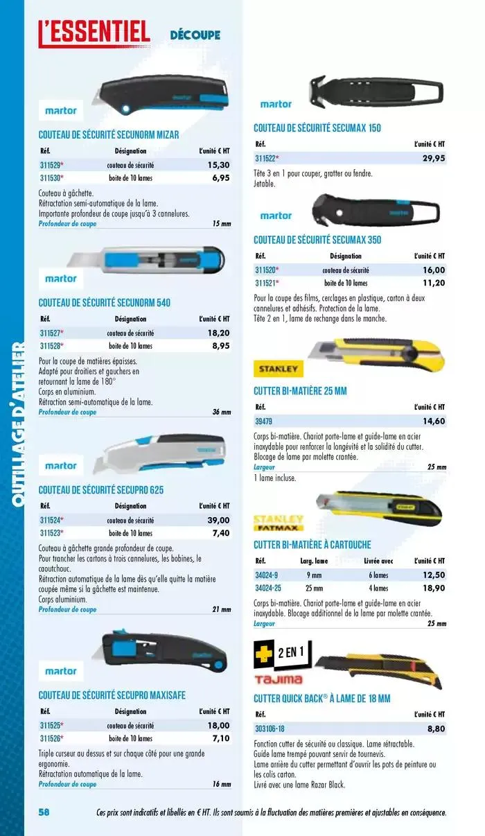 Essentiel Industrie 2025 du 3 janvier au 31 décembre 2025 - Catalogue page 60