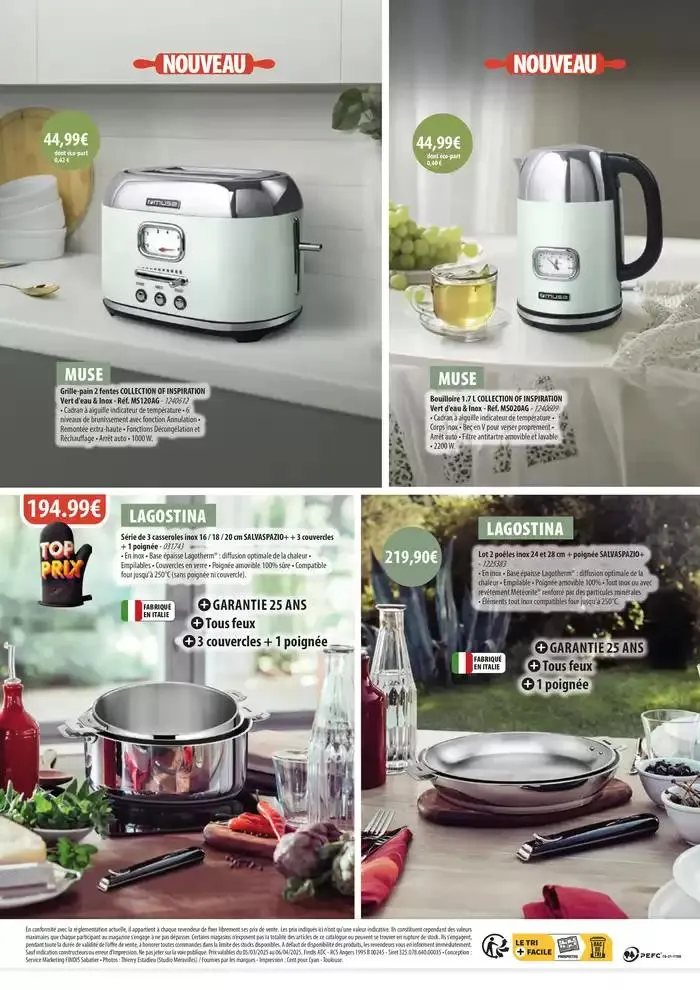 Les journées Cuisine Plaisir du 27 mars au 6 avril 2025 - Catalogue page 12