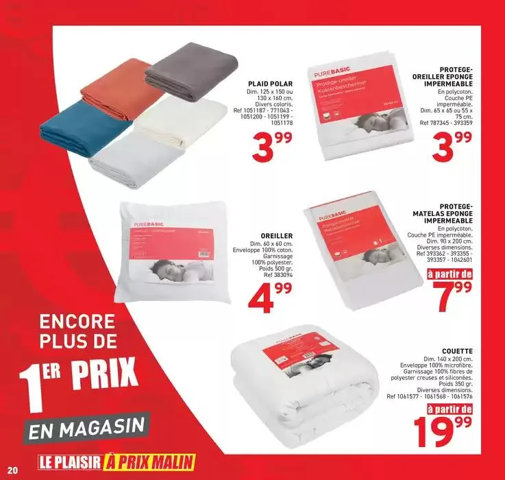 LE PLAISIR À PRIX MALIN du 25 mars au 31 mars 2025 - Catalogue page 20