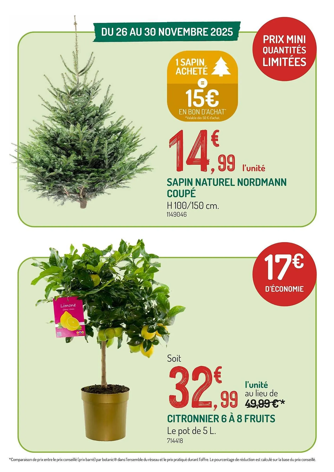 Catalogue Botanic du 28 novembre au 11 décembre 2025 - Catalogue page 2
