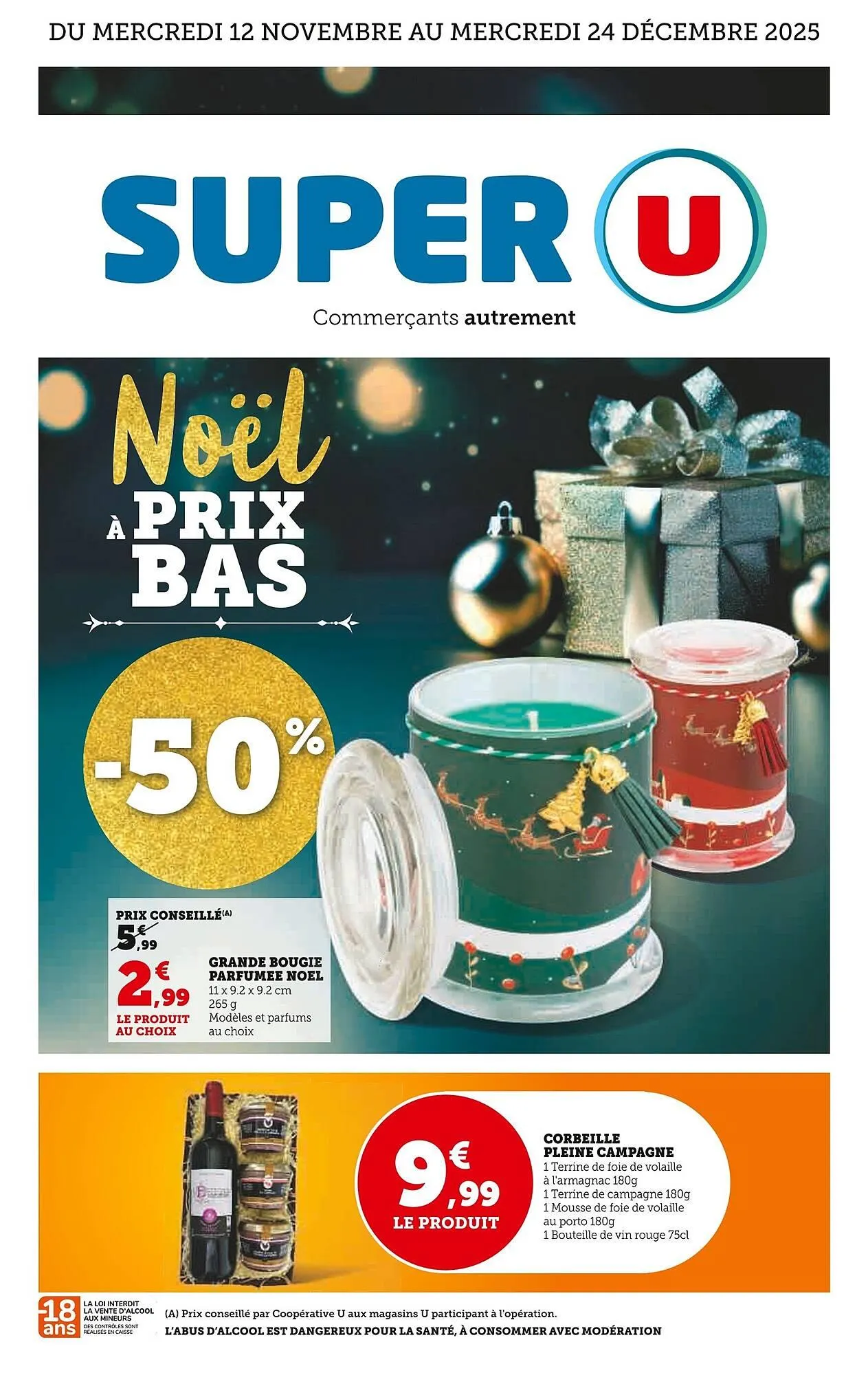 Catalogue Super U du 12 novembre au 24 décembre 2025 - Catalogue page 1