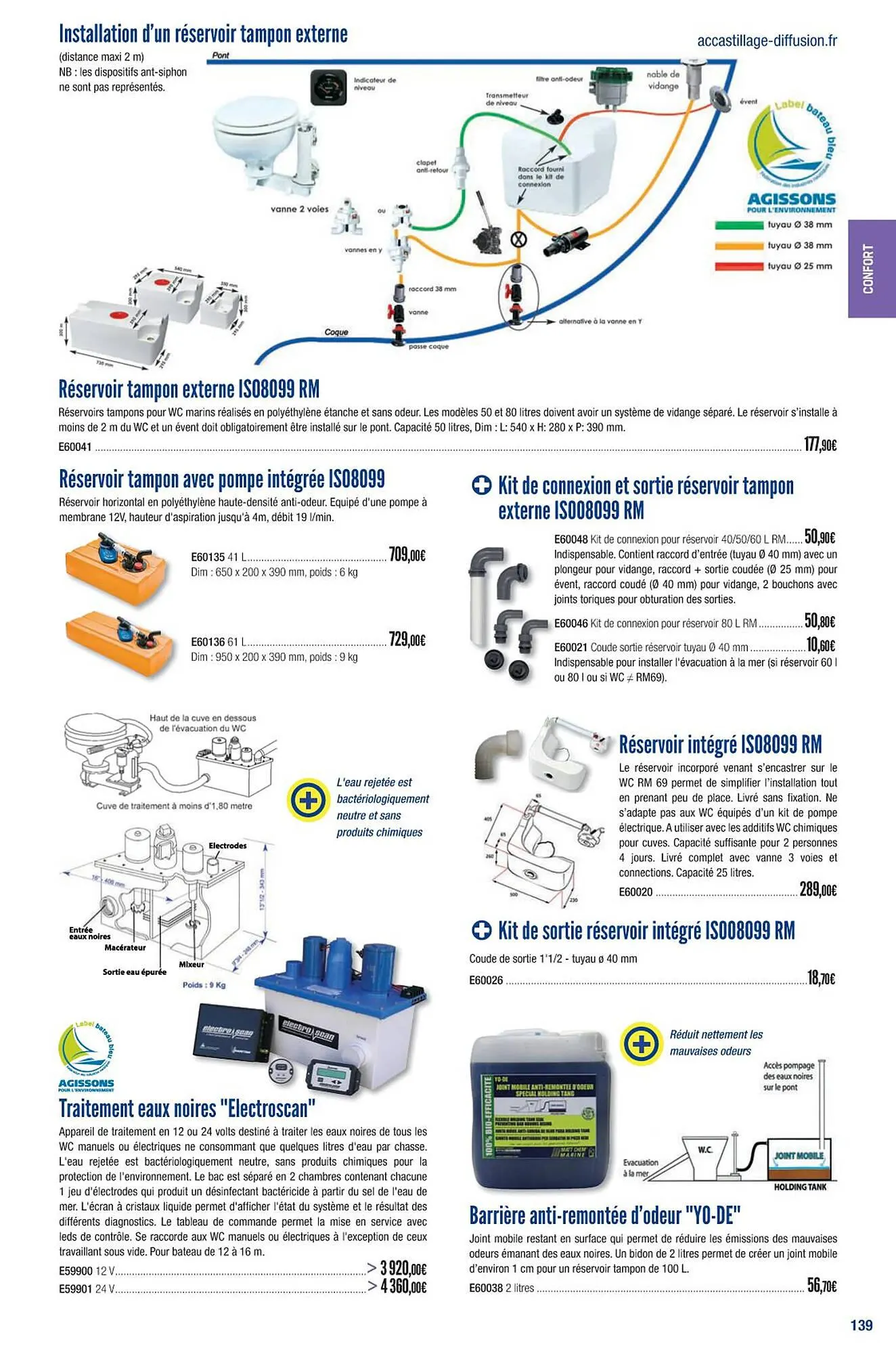 Catalogue Accastillage Diffusion du 1 mars au 31 décembre 2023 - Catalogue page 141