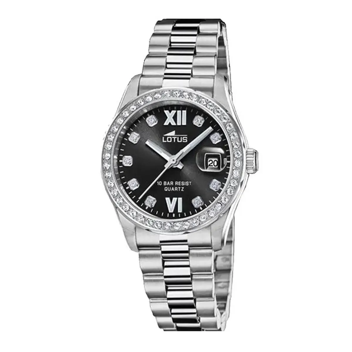 Montre femme Lotus Freedom acier oxydes cadran noir