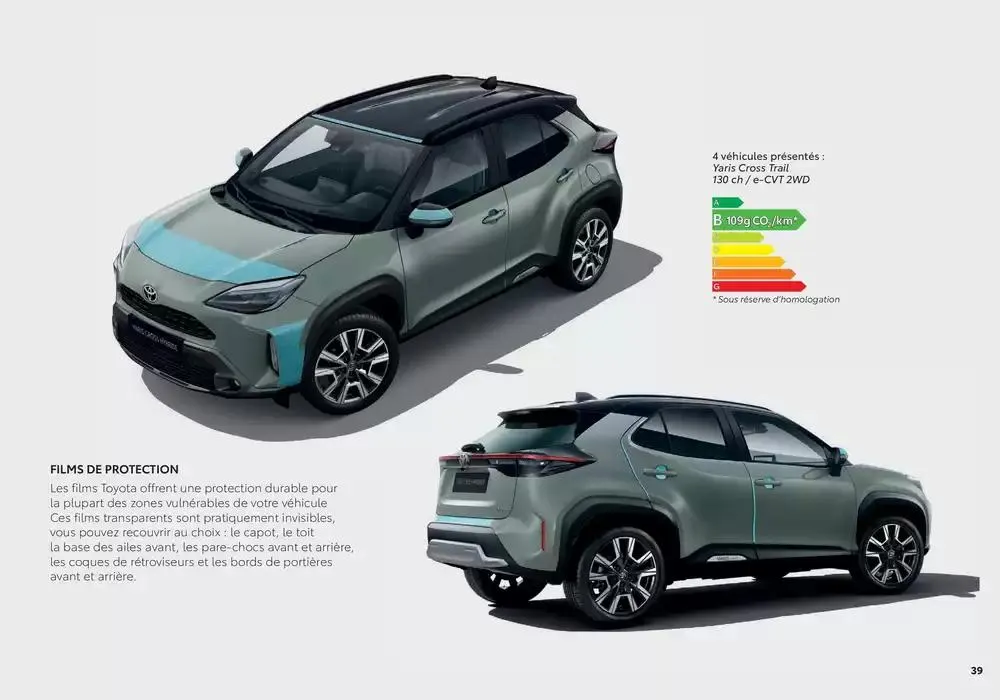 Toyota Yaris Cross  du 27 mars au 27 mars 2026 - Catalogue page 39