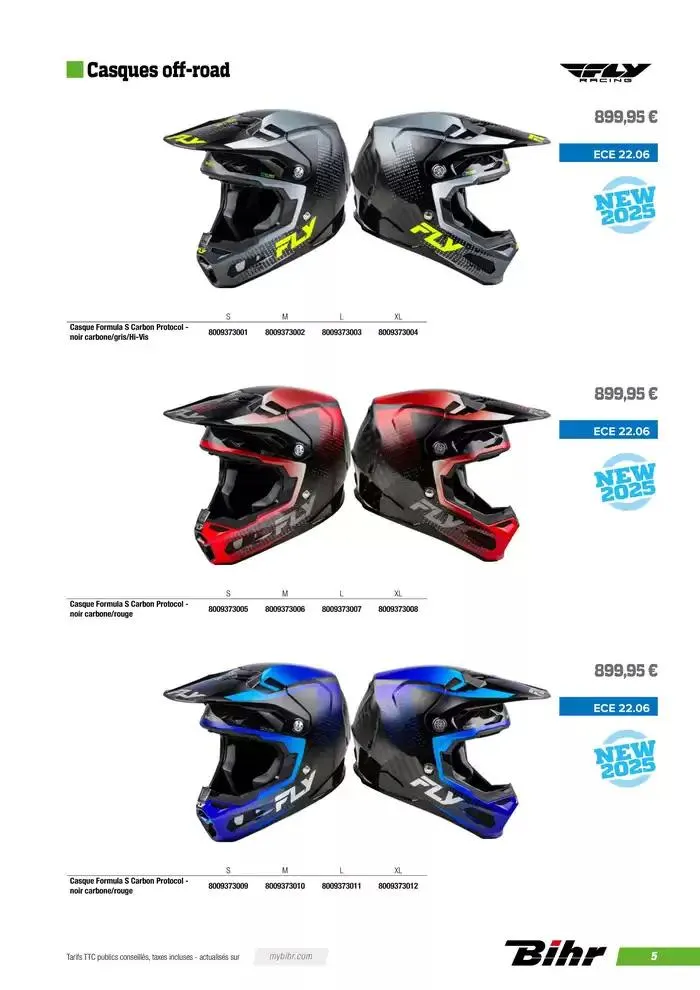 FLY RACING 2025 du 20 novembre au 31 août 2025 - Catalogue page 7