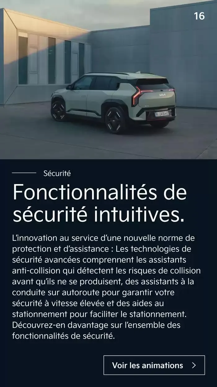 KIA Nouveau EV3 100% électrique - Brochure du 8 octobre au 29 septembre 2025 - Catalogue page 16
