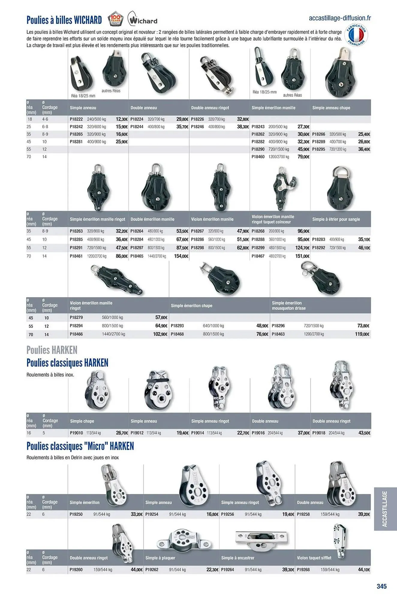 Catalogue Accastillage Diffusion du 1 mars au 31 décembre 2023 - Catalogue page 347
