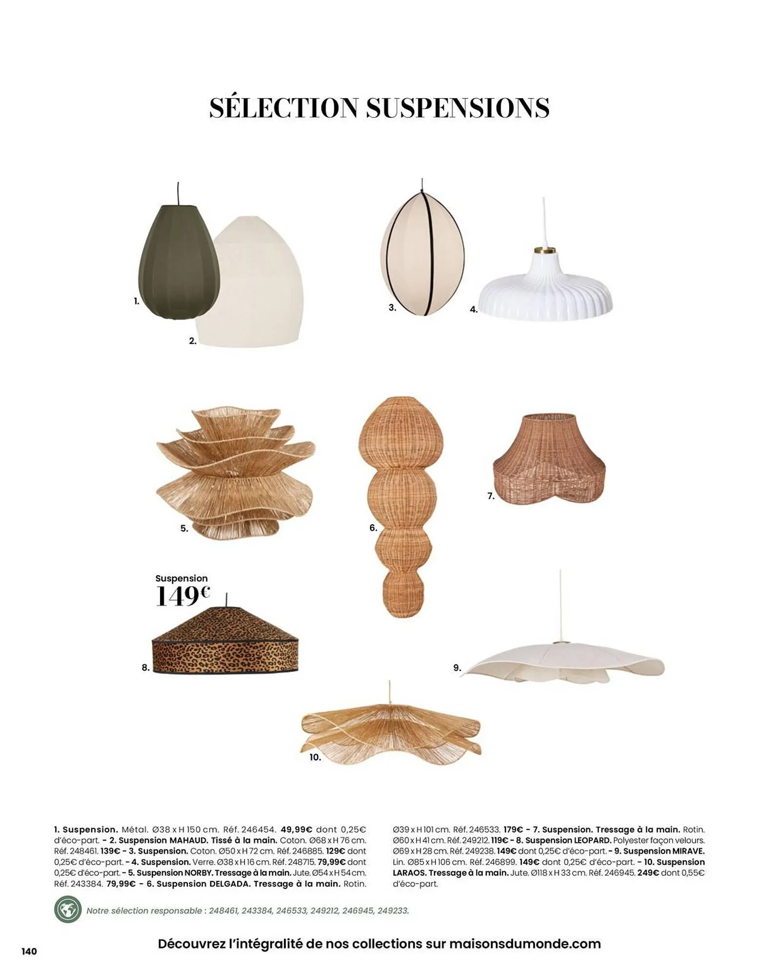 Catalogue Maisons du Monde du 11 décembre au 31 décembre 2025 - Catalogue page 140