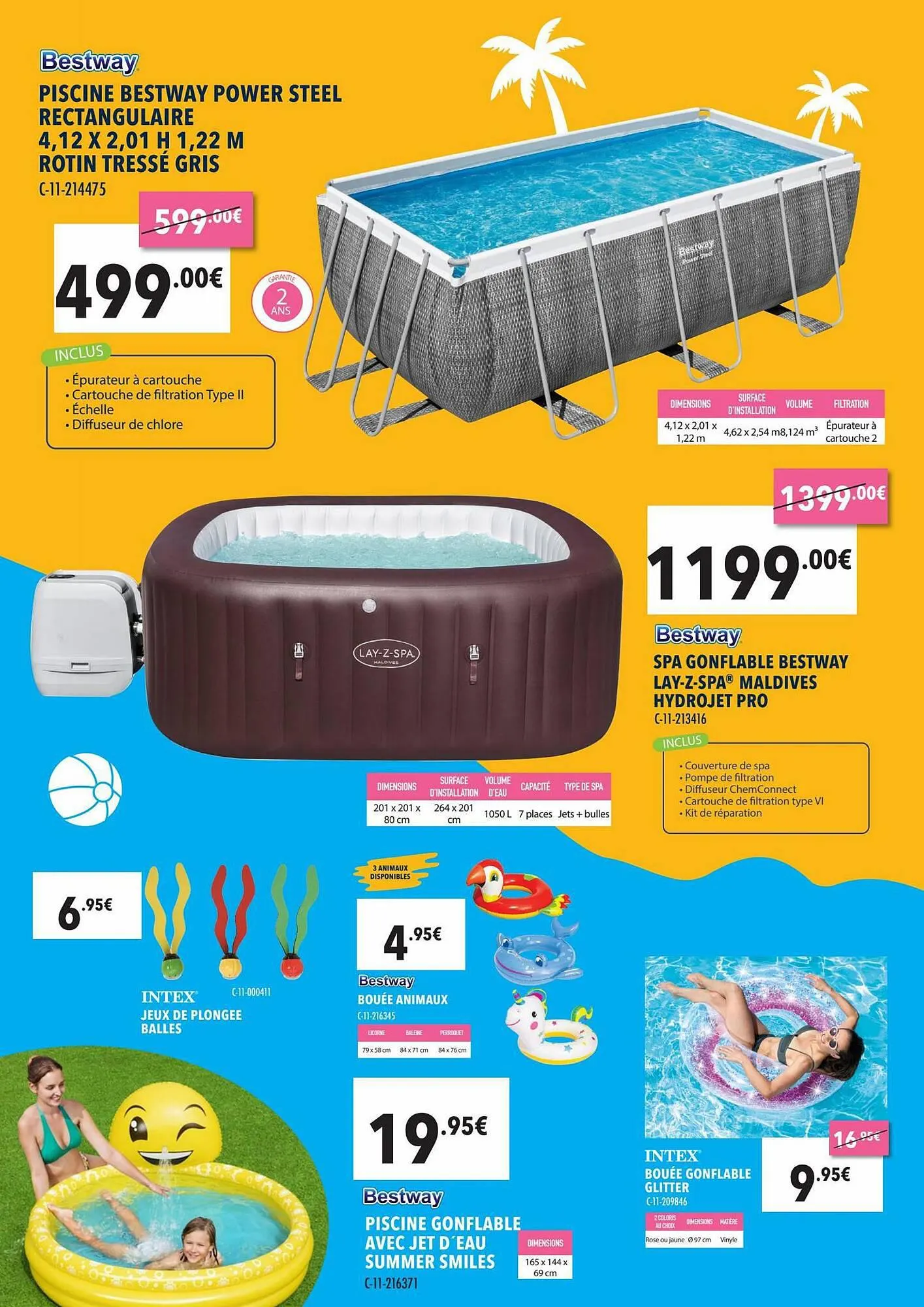 Catalogue Cash Piscines du 6 juillet au 10 juillet 2023 - Catalogue page 2