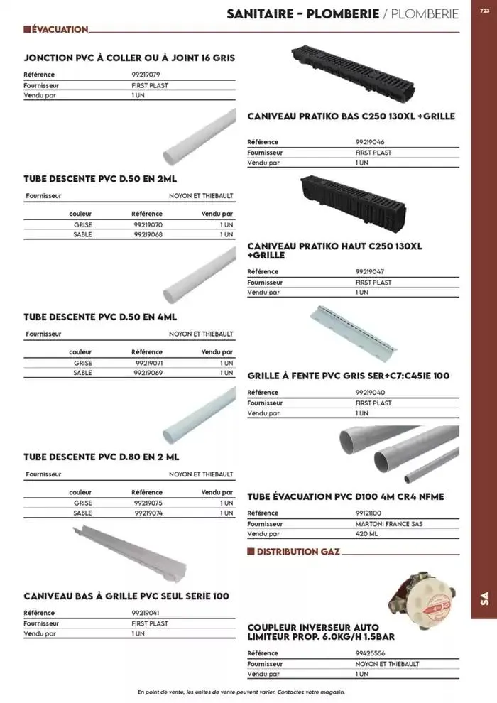 Tout faire +de 15 000 Produits du 17 décembre au 30 juin 2025 - Catalogue page 692