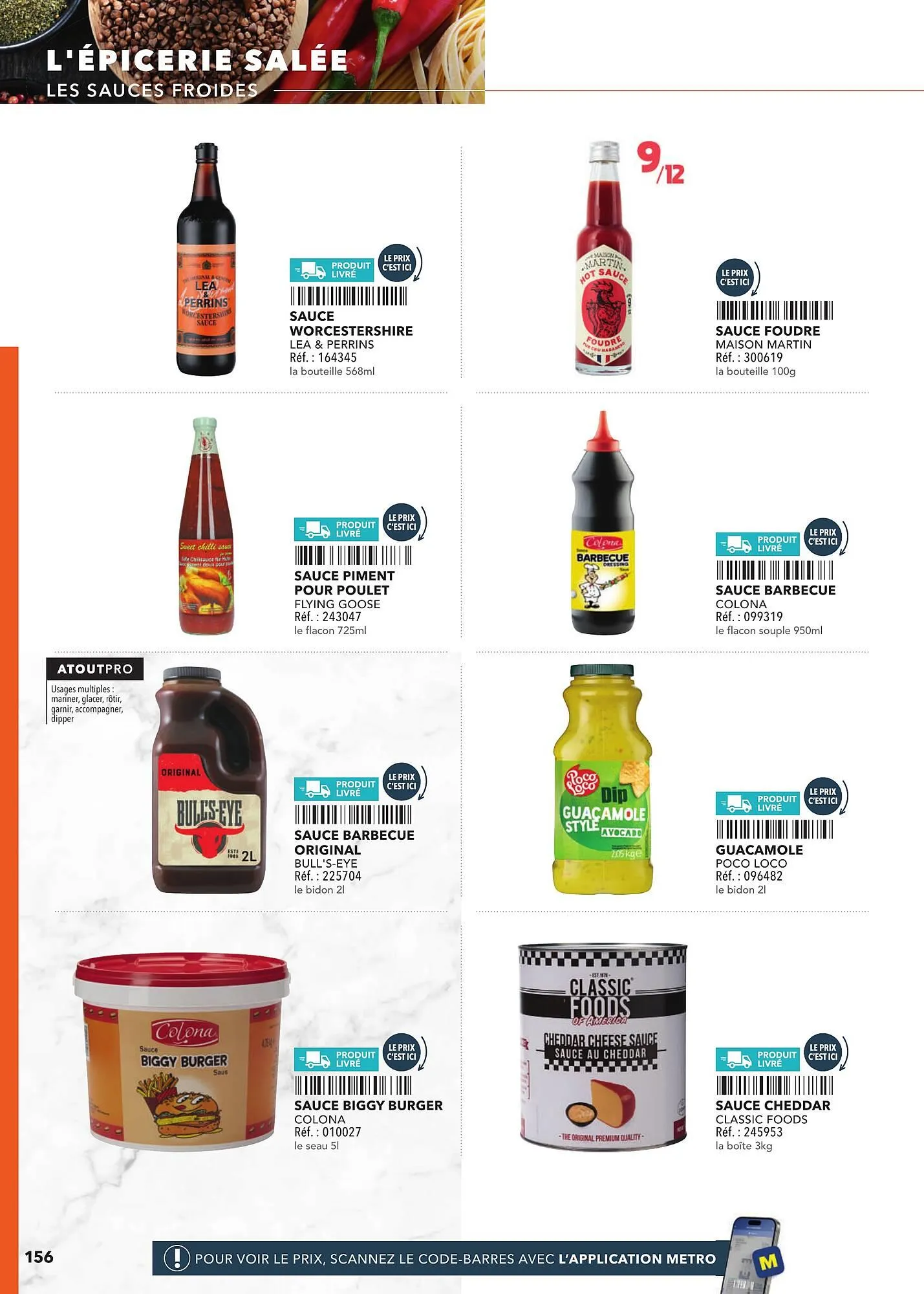 Catalogue METRO du 2 mars au 31 décembre 2025 - Catalogue page 156