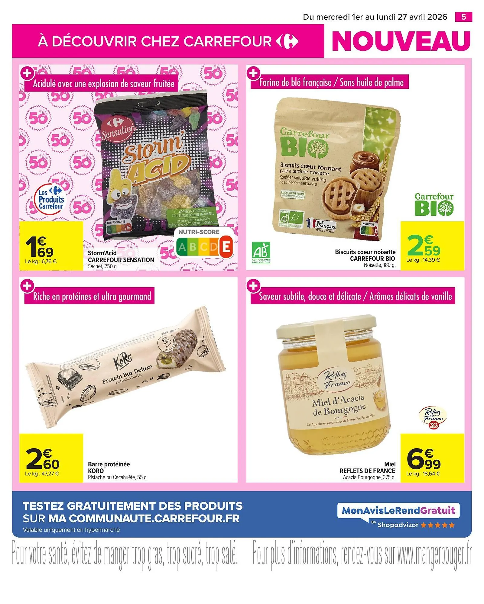 Catalogue Carrefour du 1 avril au 27 avril 2026 - Catalogue page 5