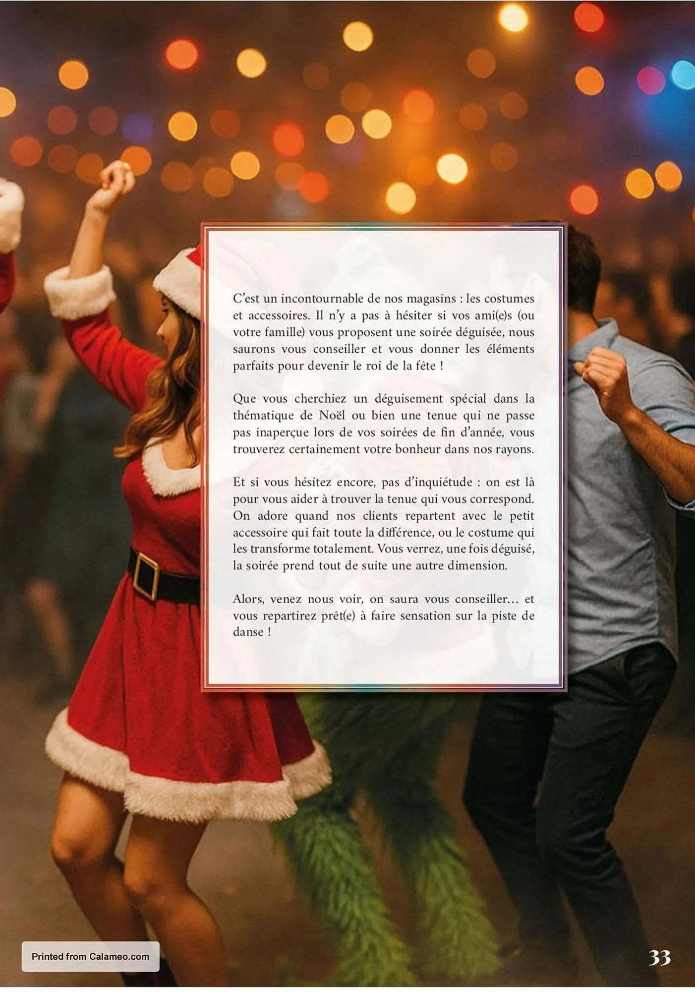 Catalogue Jour de Fête du 6 novembre au 1 janvier 2026 - Catalogue page 33