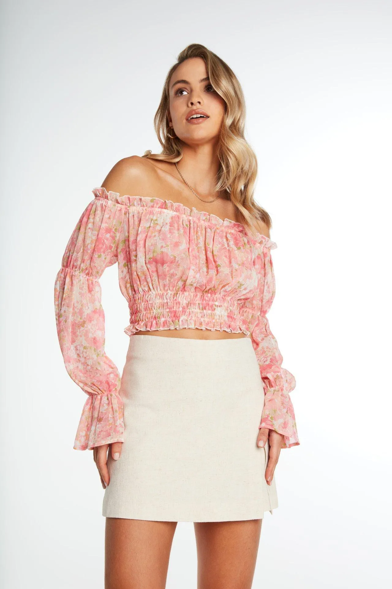 Blouse épaule libre