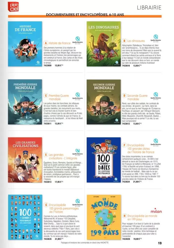 Écoles et loisirs 2025 du 1 janvier au 31 décembre 2025 - Catalogue page 19