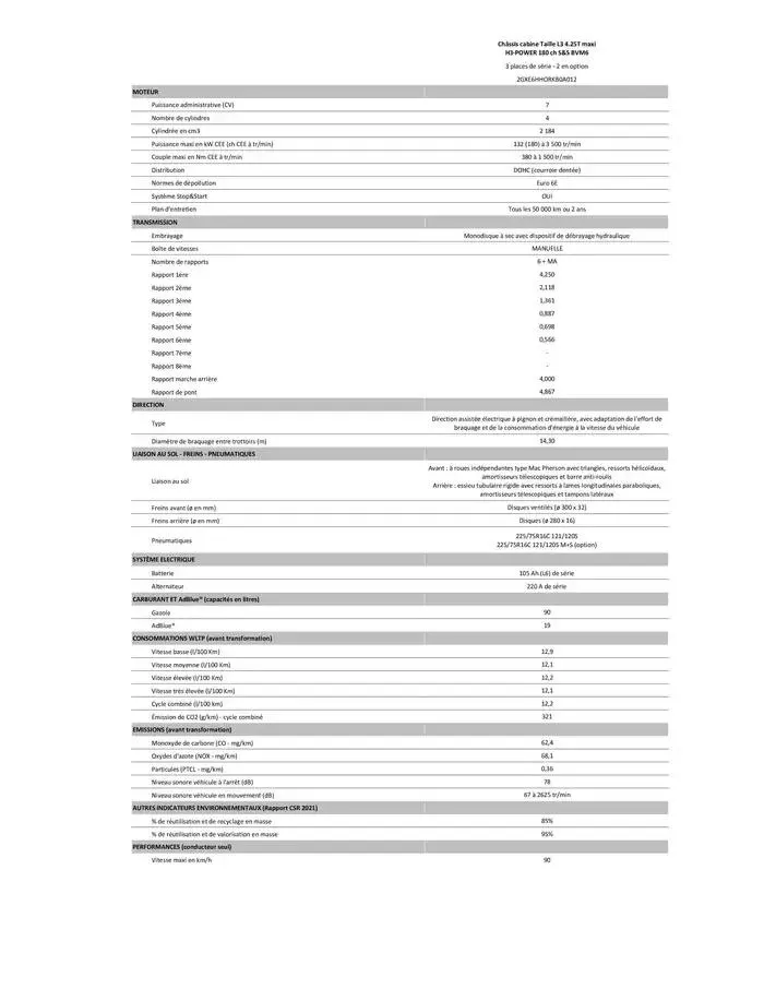 Opel Movano du 4 avril au 4 avril 2026 - Catalogue page 181