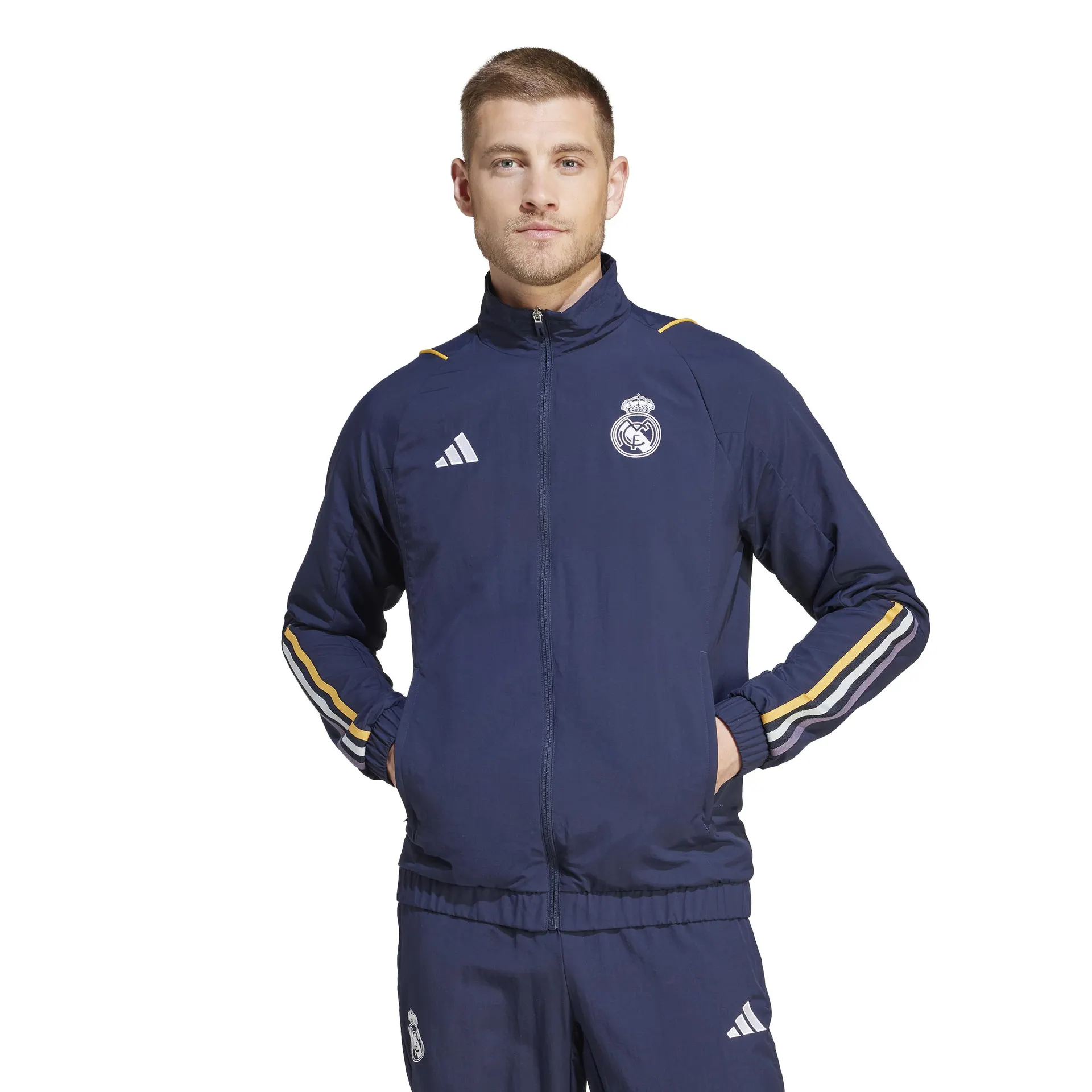 Veste de survêtement Real Madrid 2023/2024 - Bleu