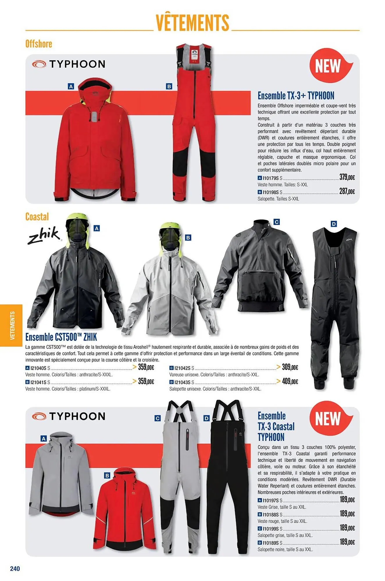 Catalogue Accastillage Diffusion du 1 mars au 31 décembre 2023 - Catalogue page 242