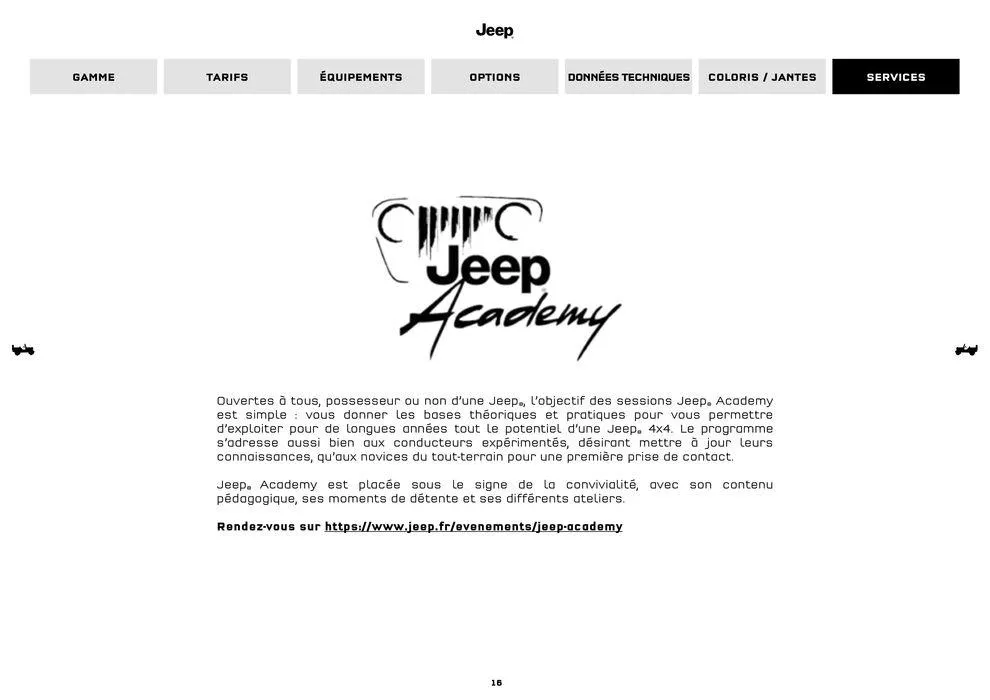 JEEP WRANGLER MY25 du 9 septembre au 31 août 2025 - Catalogue page 16
