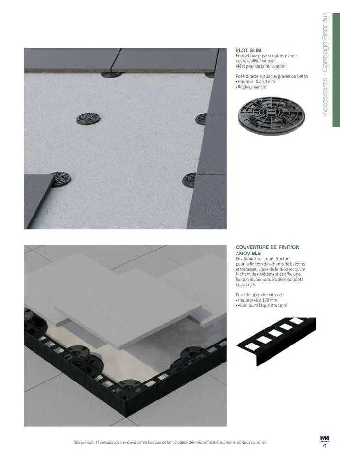 Extériéurs du 14 mars au 20 janvier 2026 - Catalogue page 71