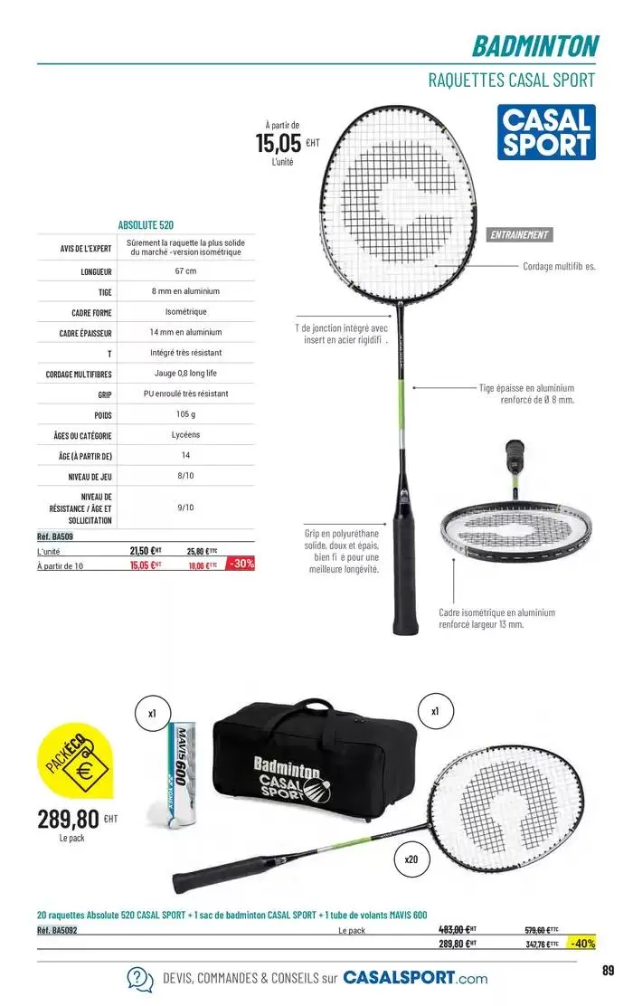 ÉQUIPEMENT SPORTIF du 6 mars au 31 décembre 2025 - Catalogue page 61