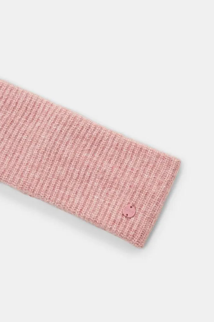 Bandeau en maille côtelée