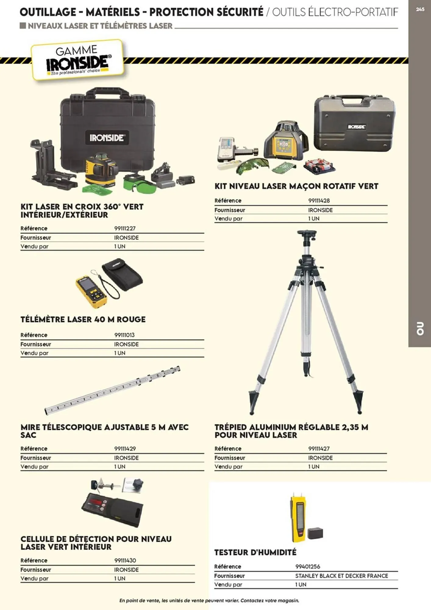 Catalogue Tout faire matériaux du 17 décembre au 30 décembre 2025 - Catalogue page 161