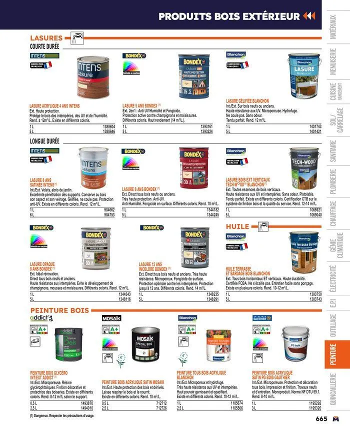 Guide produits 2024 du 15 mars au 31 décembre 2024 - Catalogue page 665