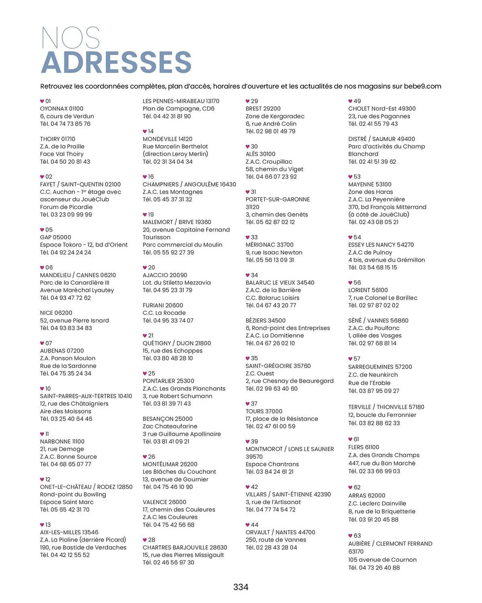 Catalogue Bébé 9 du 14 août au 31 décembre 2026 - Catalogue page 336