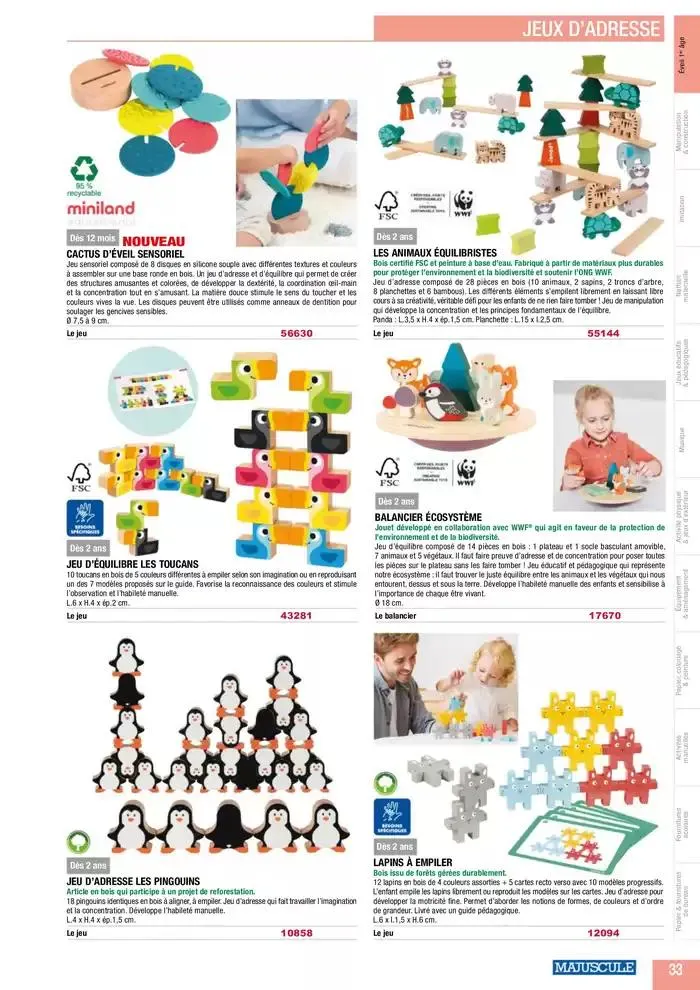 Education And Loisirs Majuscule 2025 du 5 mars au 31 décembre 2025 - Catalogue page 57