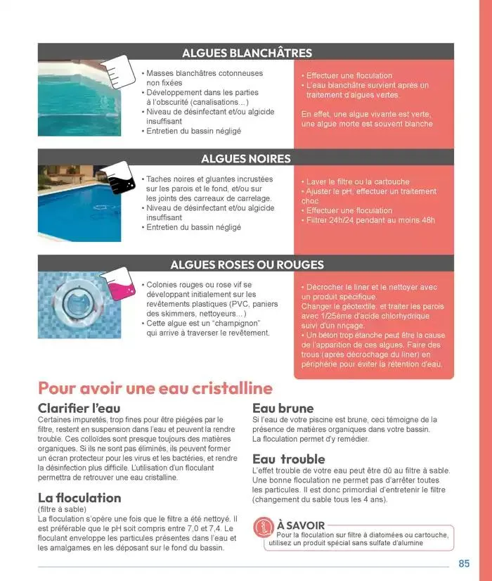 Les plaisir de l'eau Piscine,Spa,Arrosage du 10 mars au 31 décembre 2025 - Catalogue page 85