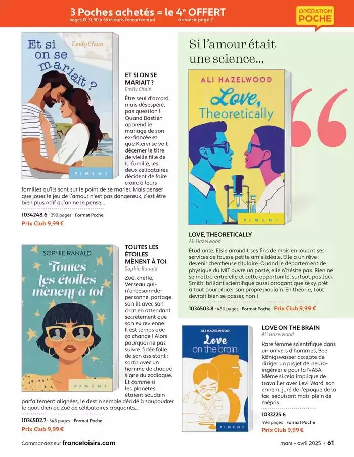 Mars - Avril 2025 du 4 mars au 30 avril 2025 - Catalogue page 61