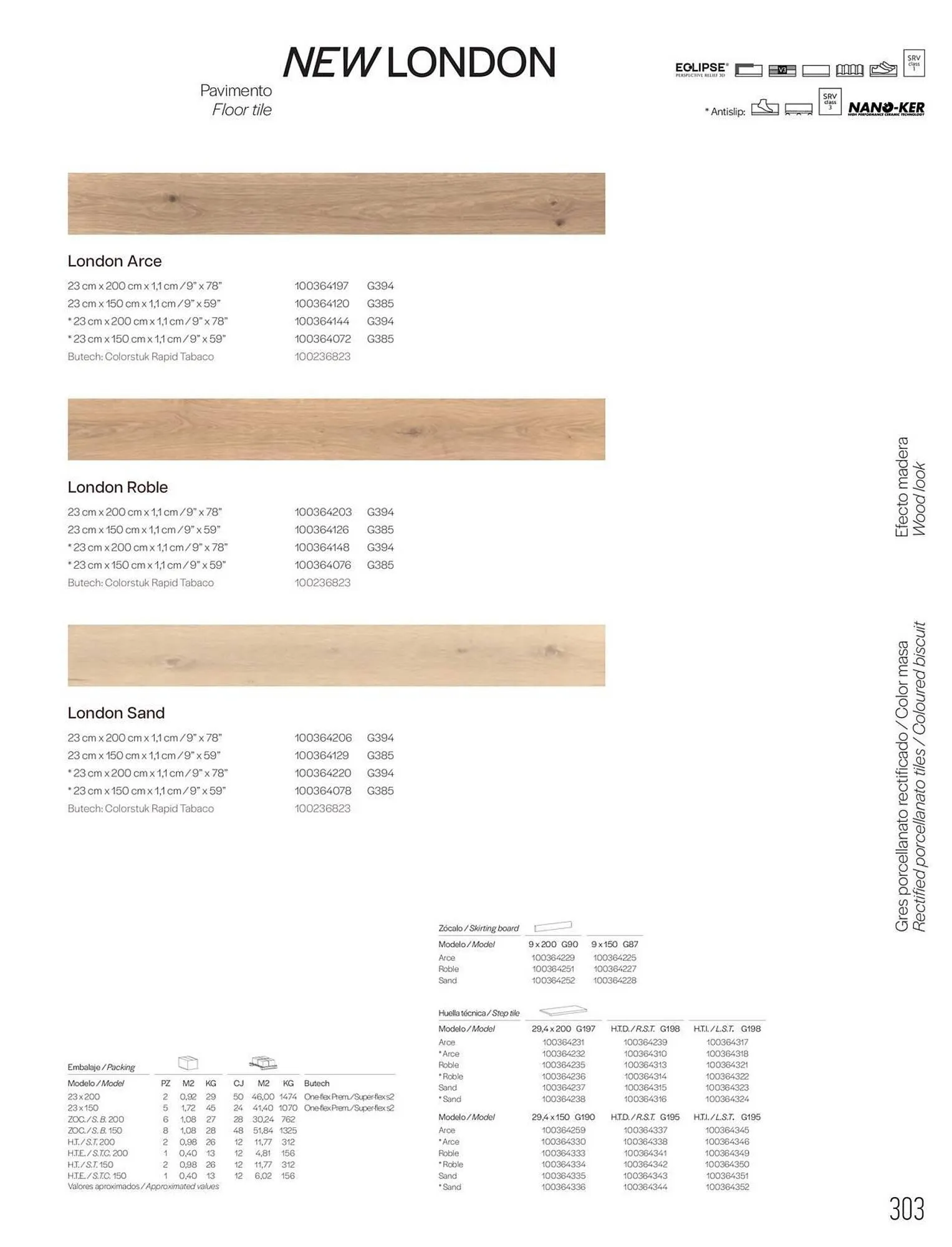Catalogue Porcelanosa du 27 janvier au 31 décembre 2025 - Catalogue page 305