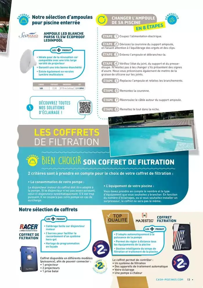 LE GUIDE ÉQUIPER SA PISCINE du 22 avril au 31 août 2025 - Catalogue page 13