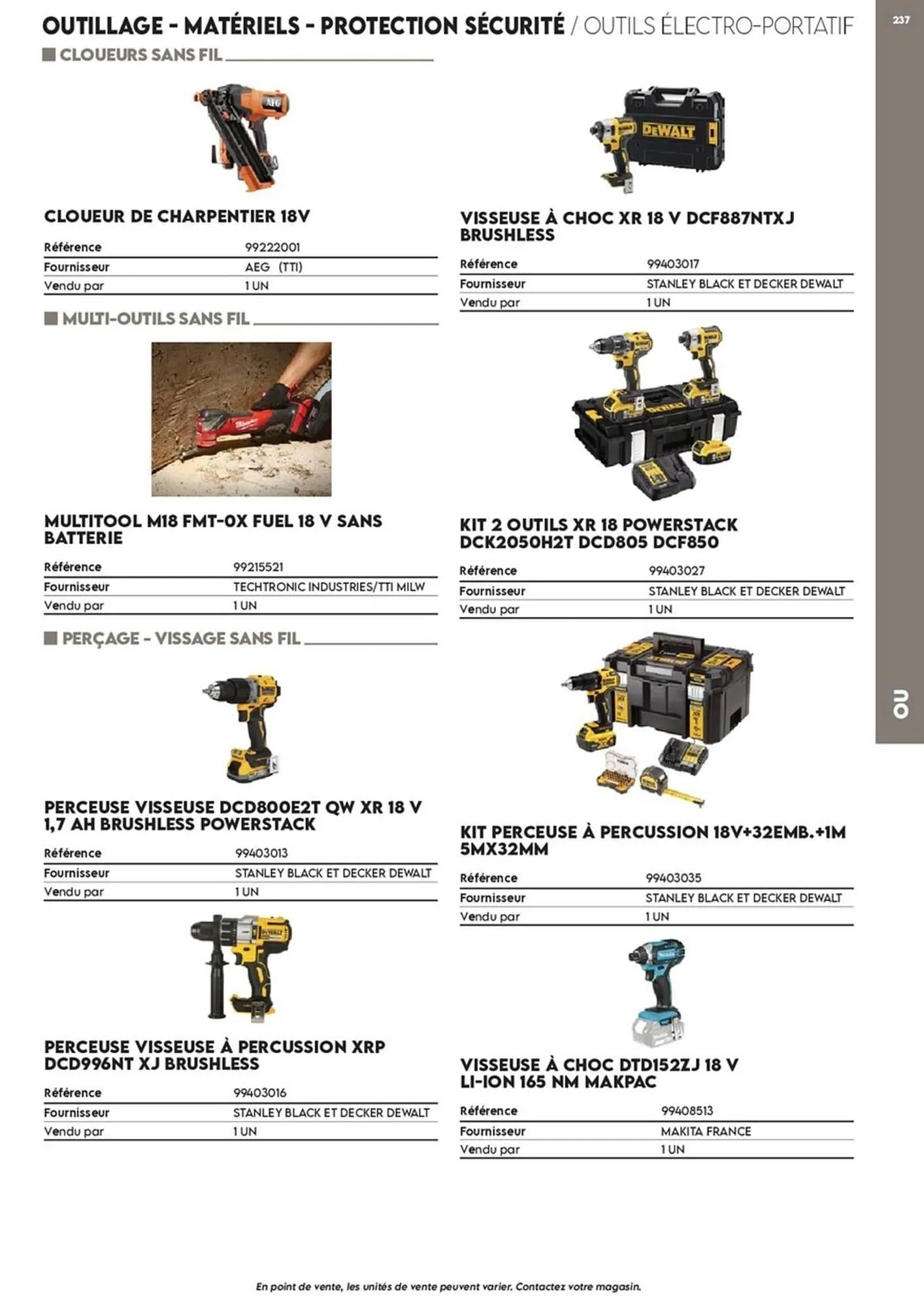 Catalogue Tout faire matériaux du 17 décembre au 30 décembre 2025 - Catalogue page 152