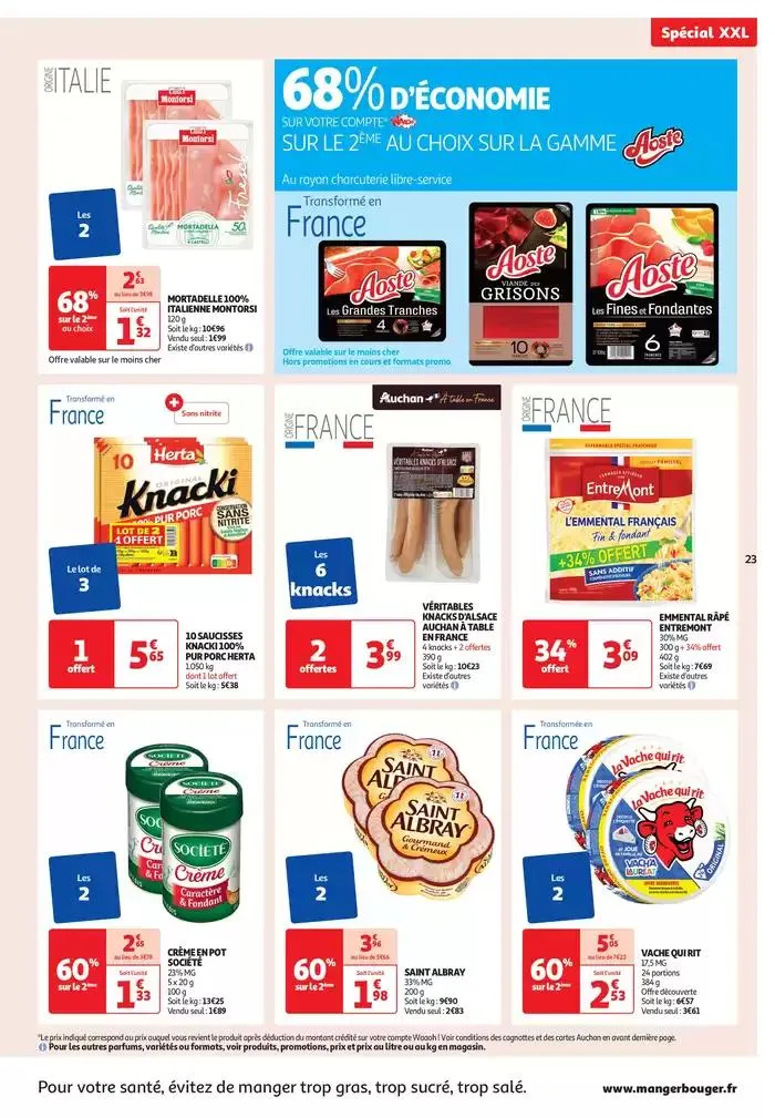 Les 25 jours Waaoh, spécial XXL  du 25 mars au 6 avril 2025 - Catalogue page 23