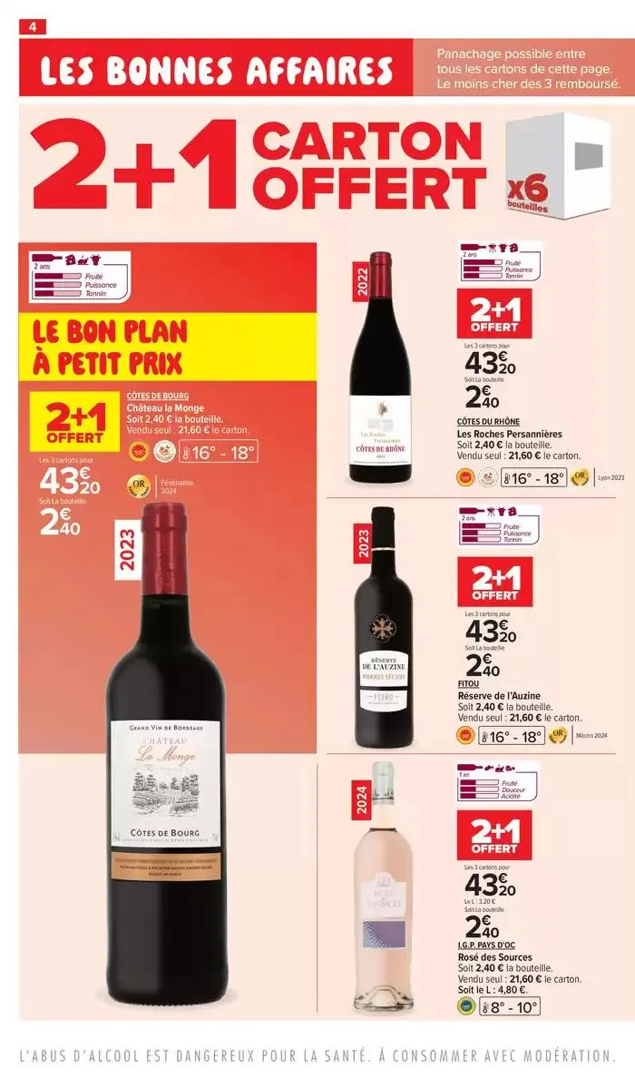 FOIRE AUX VINS, LE GUIDE DES BONS PLANS du 11 mars au 23 mars 2025 - Catalogue page 4