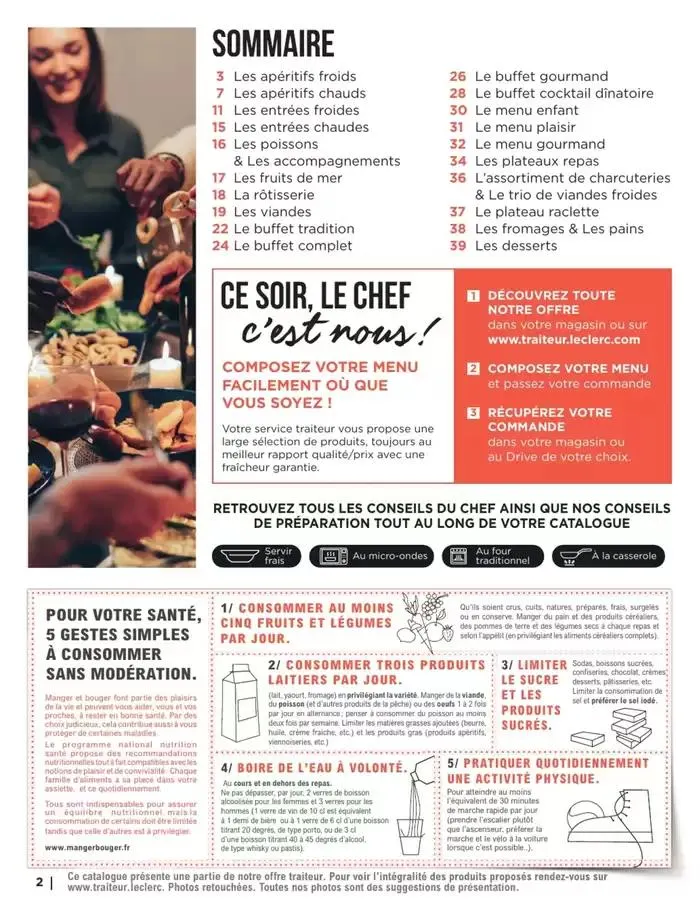 CARTE TRAITEUR PERMANENTE - MIXTE du 9 mai au 31 décembre 2025 - Catalogue page 2