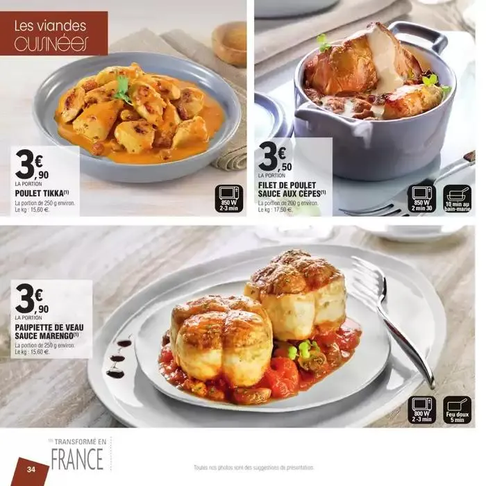 CARTE TRAITEUR PERMANENTE - MIXTE du 27 mars au 24 novembre 2025 - Catalogue page 34