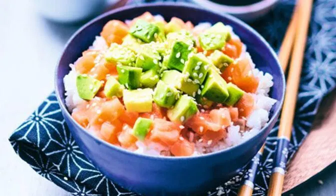 Chirashi au saumon