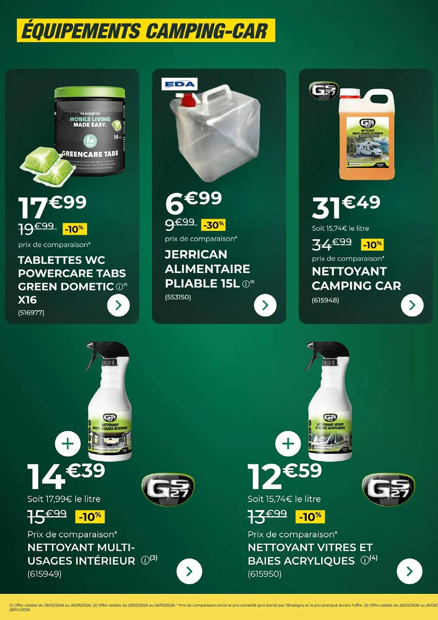 Catalogue Feu Vert du 25 mars au 28 avril 2026 - Catalogue page 10