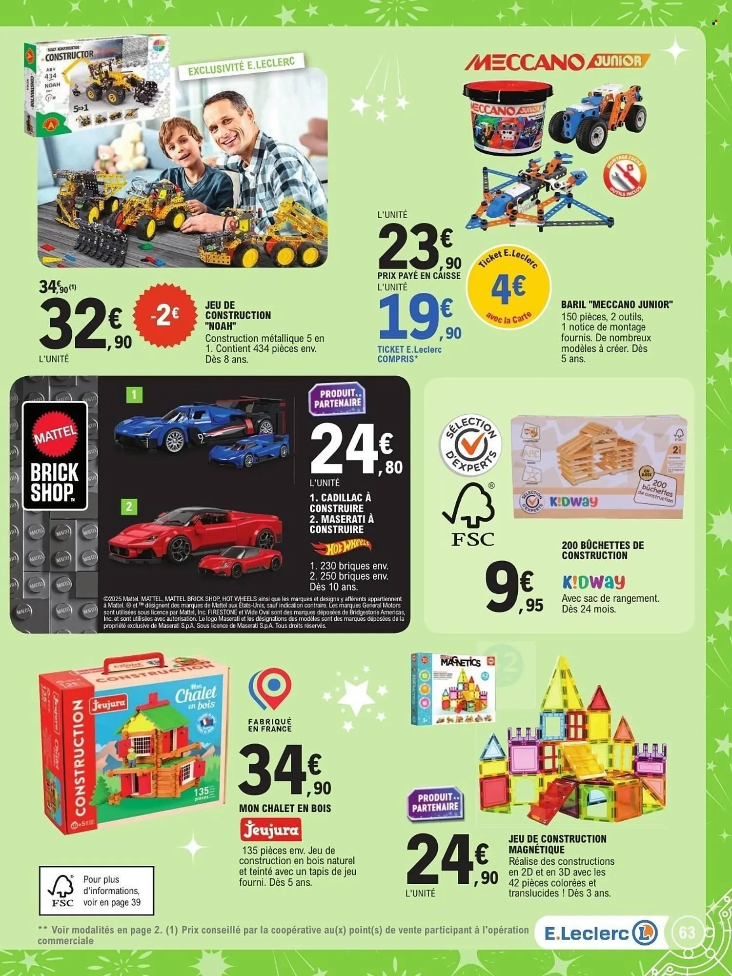 Catalogue E.Leclerc du 21 octobre au 6 décembre 2025 - Catalogue page 63