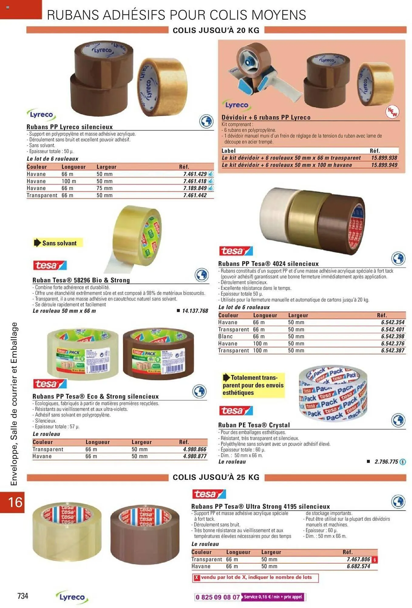 Catalogue Lyreco du 15 mai au 31 décembre 2023 - Catalogue page 734