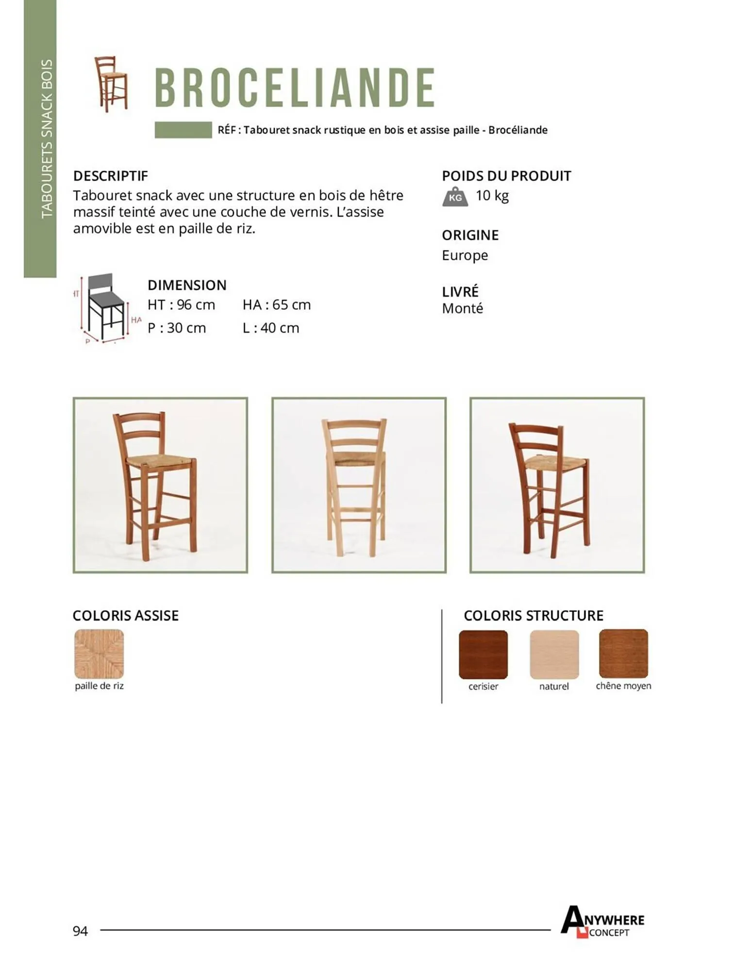 Catalogue 4 Pieds du 26 avril au 31 décembre 2023 - Catalogue page 94