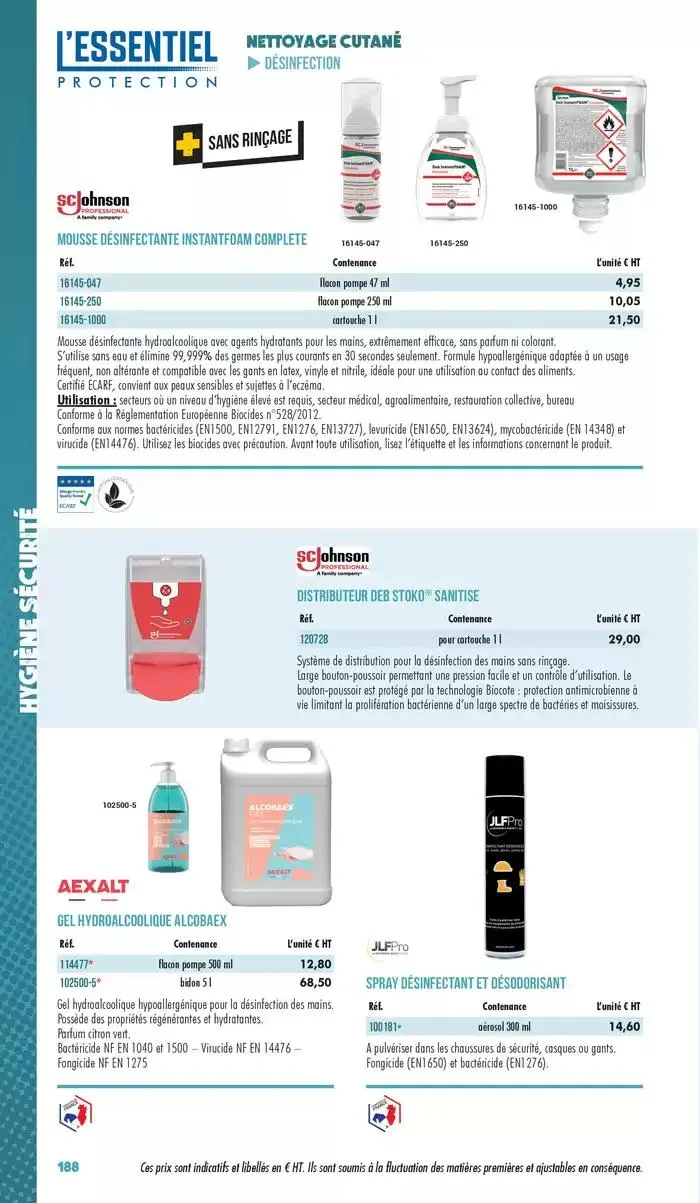 Essentiel Protection 2025 tarifé du 3 mars au 31 décembre 2025 - Catalogue page 190