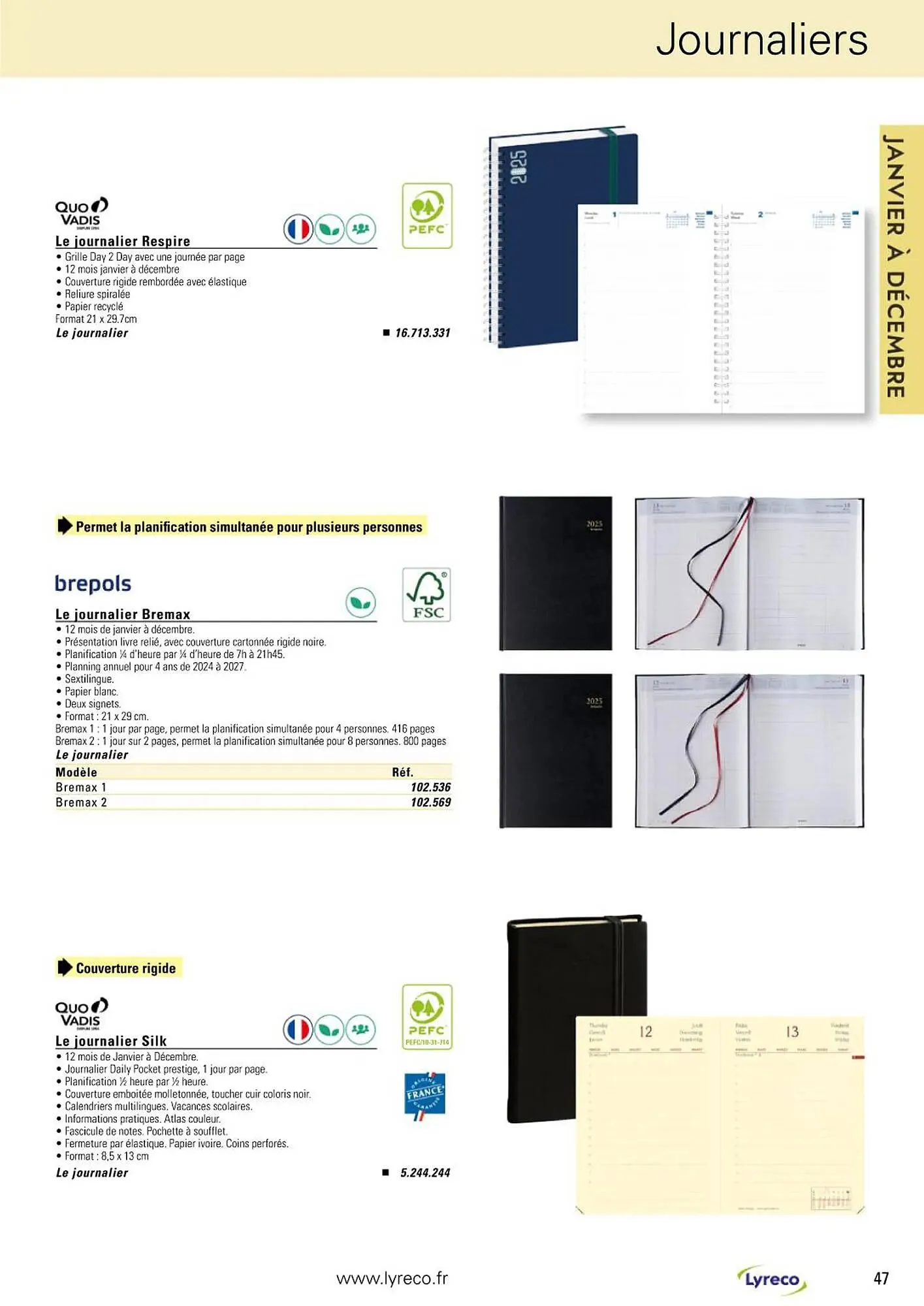 Catalogue Lyreco du 13 mai au 31 décembre 2025 - Catalogue page 47