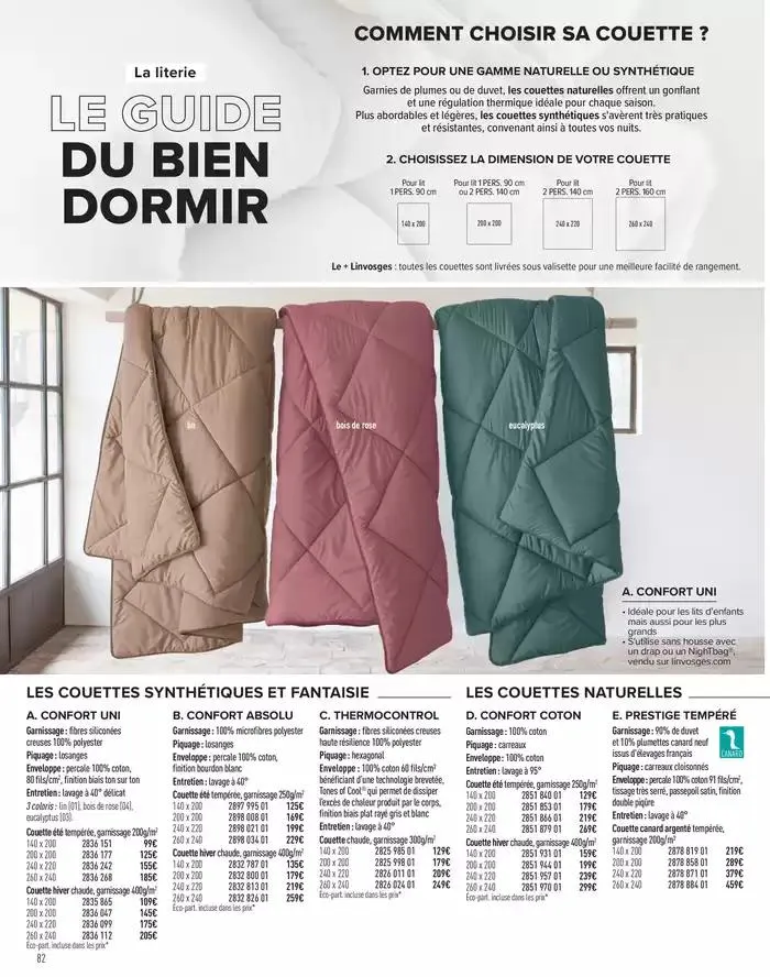 PRINTEMPS - ÉTÉ 2025 du 5 février au 31 août 2025 - Catalogue page 84