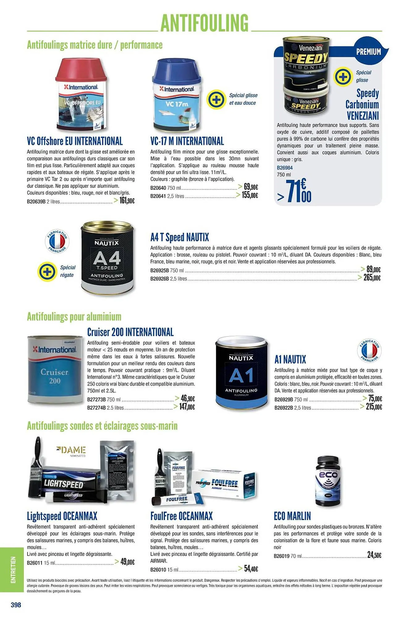 Catalogue Accastillage Diffusion du 1 mars au 31 décembre 2023 - Catalogue page 400