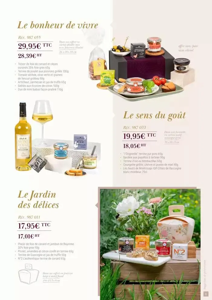 Cadeaux Gourmands Ducs De Gascogne 2024-2025 du 19 août au 31 août 2025 - Catalogue page 9